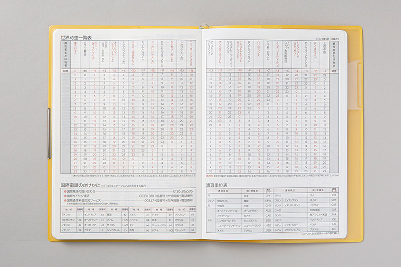 No.235 フェルテ® 5【イエロー】 | 2023年版手帳 | 高橋書店